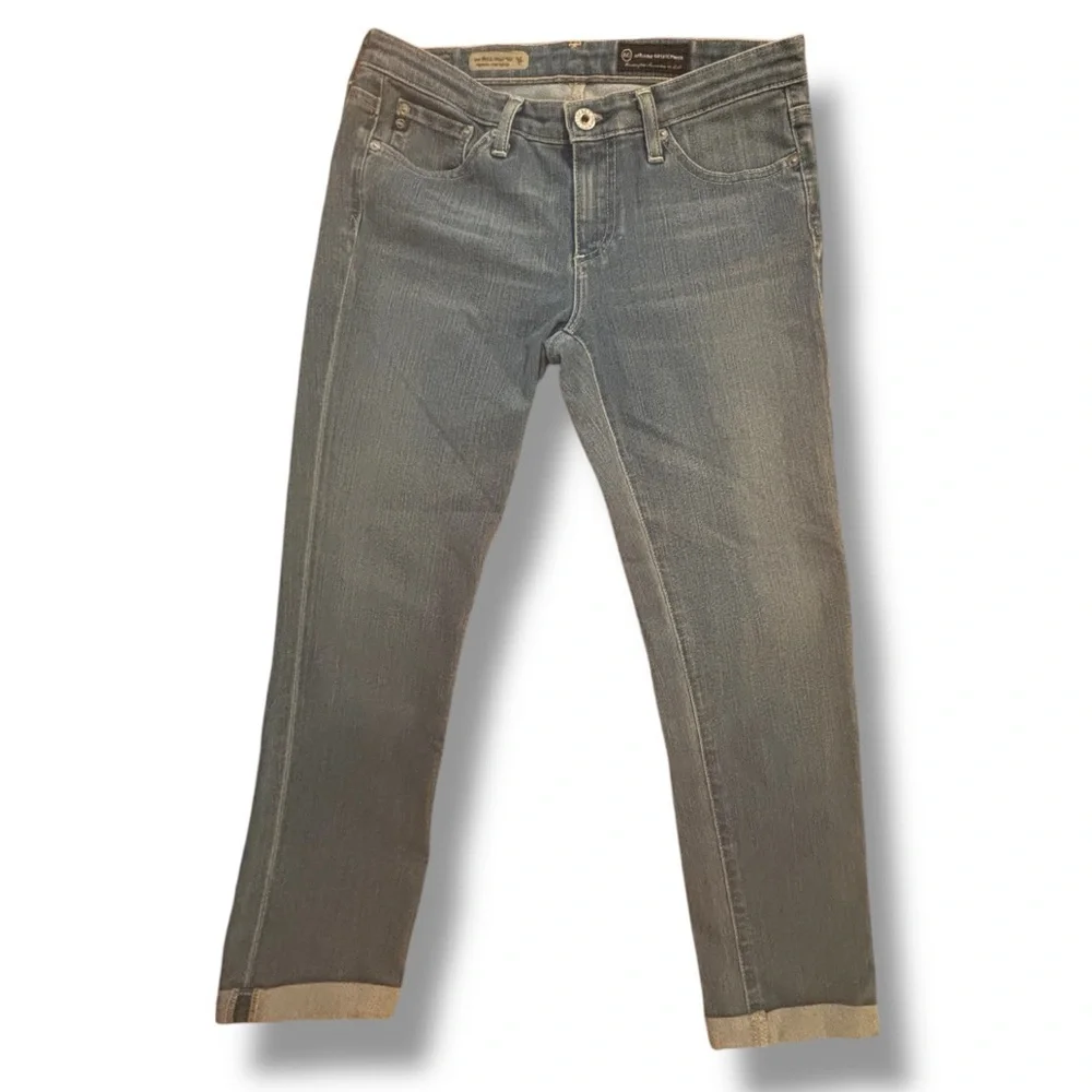 AG The Stilt Cigarette Crop Roll Up Jean - Picture 3 of 6